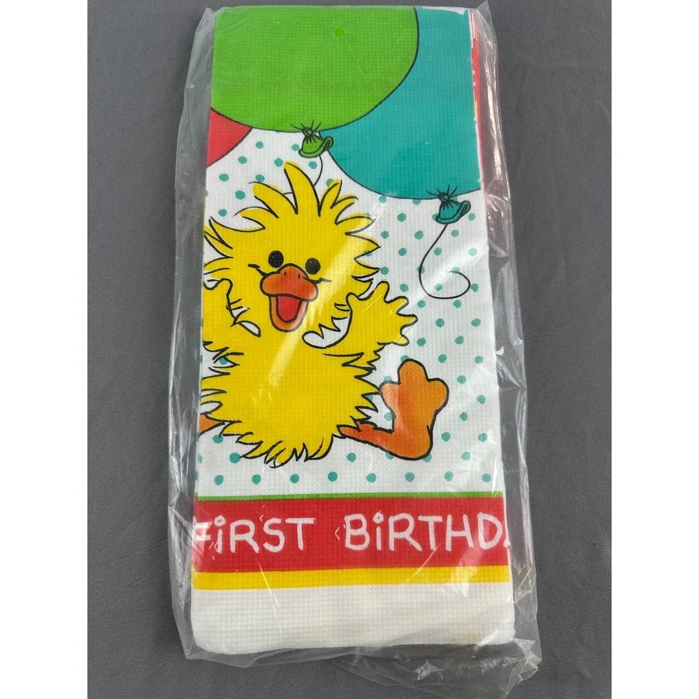 Suzy's Zoo 1st Birthday Party Table Cover, Witzy's One, Boy‎ or Girl, First Bday